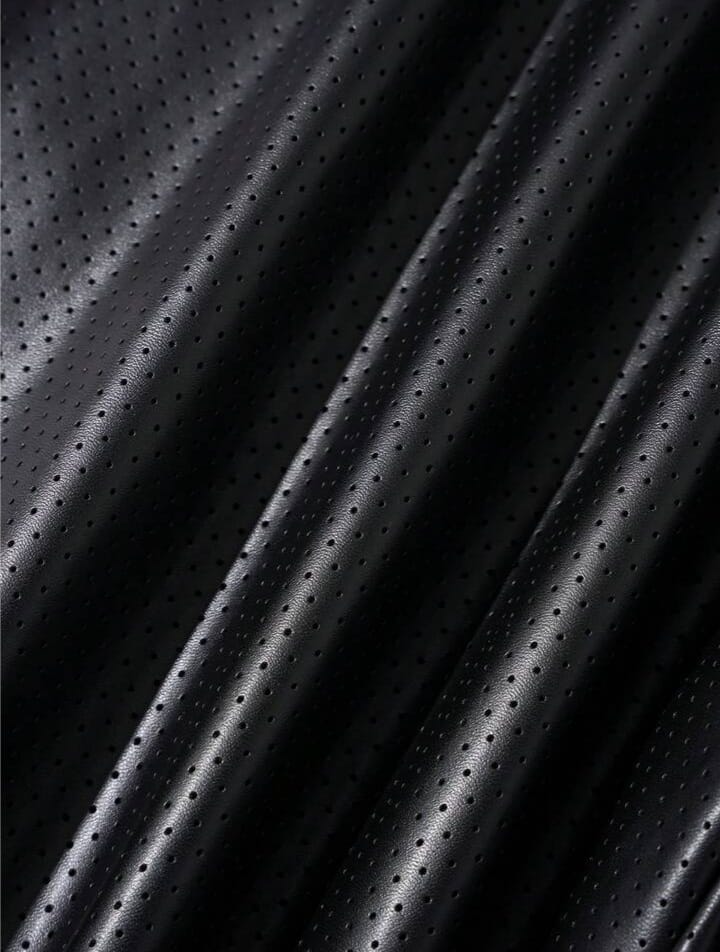 men's Summer Casual Vacation Fashion Street Daily Commute PU Leather Elastic Waist Loose Shorts